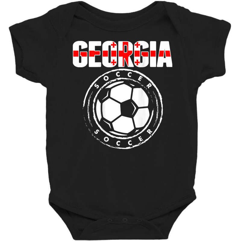 Georgia Soccer Lovers Jersey Support Georgian Football Team T Shirt Baby Bodysuit by cluniepfa | Artistshot