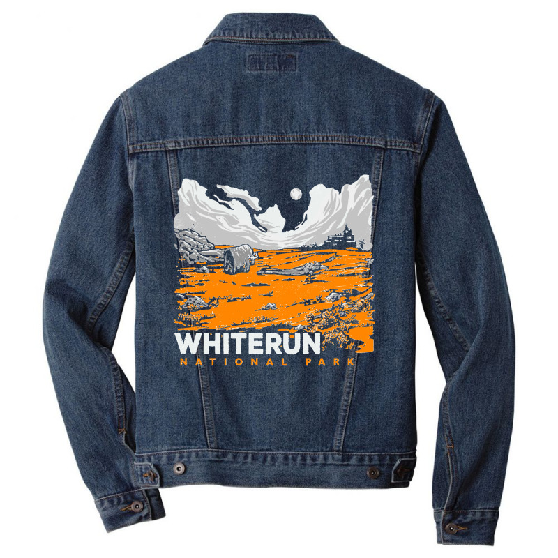 Skyrimm National Park Men Denim Jacket by cm-arts | Artistshot