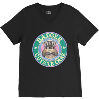 Badger Cuticle Care, Badger Cuticle Care Vintage, Badger Cuticle Care  V-neck Tee | Artistshot