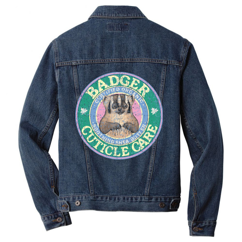 Badger Cuticle Care, Badger Cuticle Care Vintage, Badger Cuticle Care  Men Denim Jacket | Artistshot