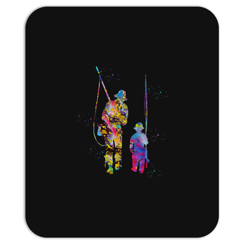 Father And Son Fishing, Father And Son Fishing Vintage, Father And Son Mousepad | Artistshot