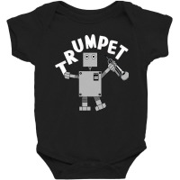 Trumpet Robot, Trumpet Robot Art, Trumpet Robot Vintage, Trumpet Robot Baby Bodysuit | Artistshot