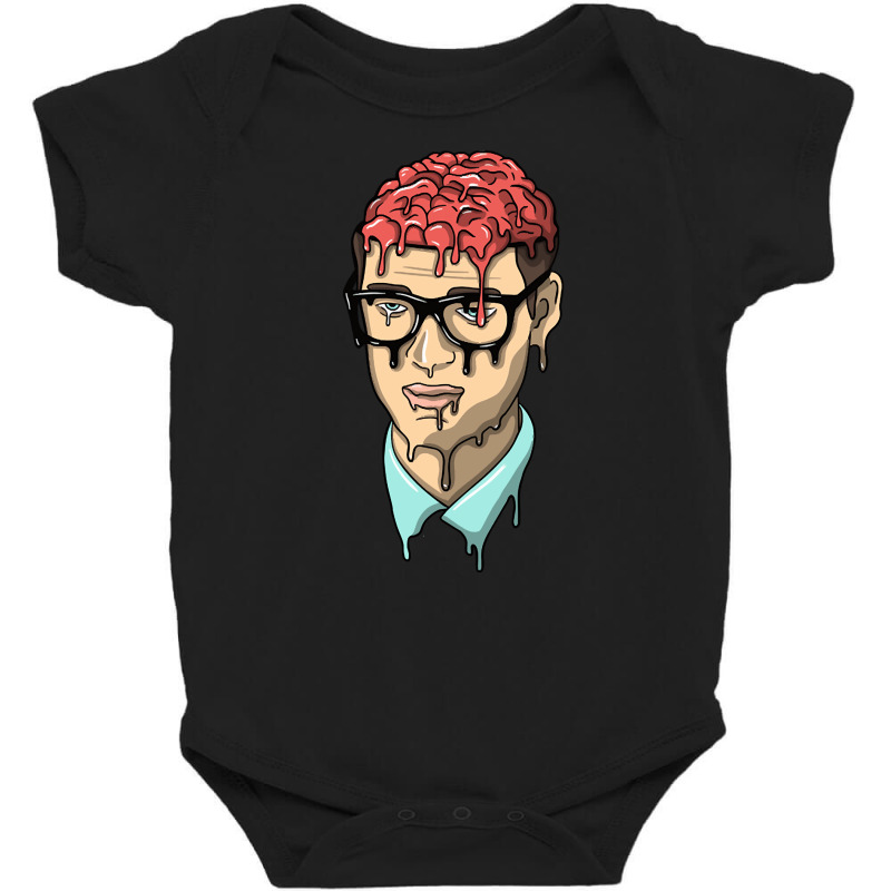 Brain Drip, Brain Drip Vinatge, Brain Drip Art, Brain Drip Painting, B Baby Bodysuit | Artistshot