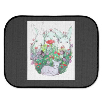 Zombie Bunnies, Zombie Bunnies Art, Zombie Bunnies Painting, Zombie Bu Rear Car Mat | Artistshot