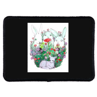 Zombie Bunnies, Zombie Bunnies Art, Zombie Bunnies Painting, Zombie Bu Rectangle Patch | Artistshot