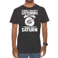 Saturn Planet Ring Solar System Gas Atmosphere Space T Shirt Vintage T-shirt | Artistshot