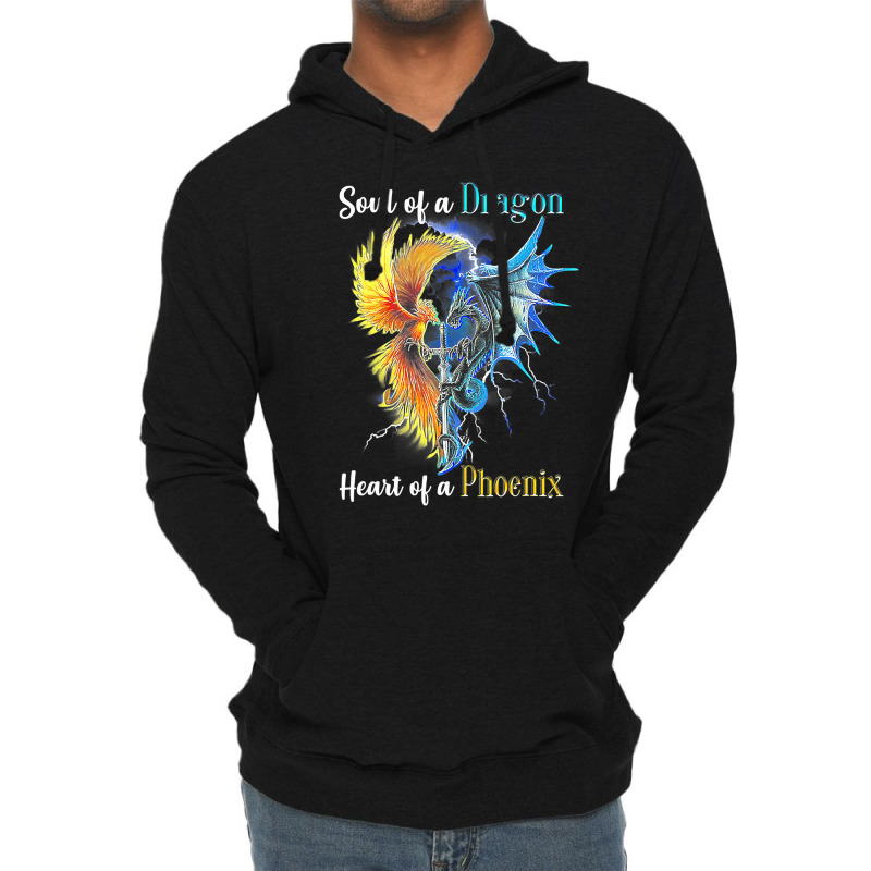 Soul Of A Dragon Heart Of A Phoenix Tee For Men Women T Shirt Lightweight Hoodie by trokeryth | Artistshot