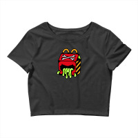 Toxic Happy Meal Trippy Cartoon Crop Top | Artistshot