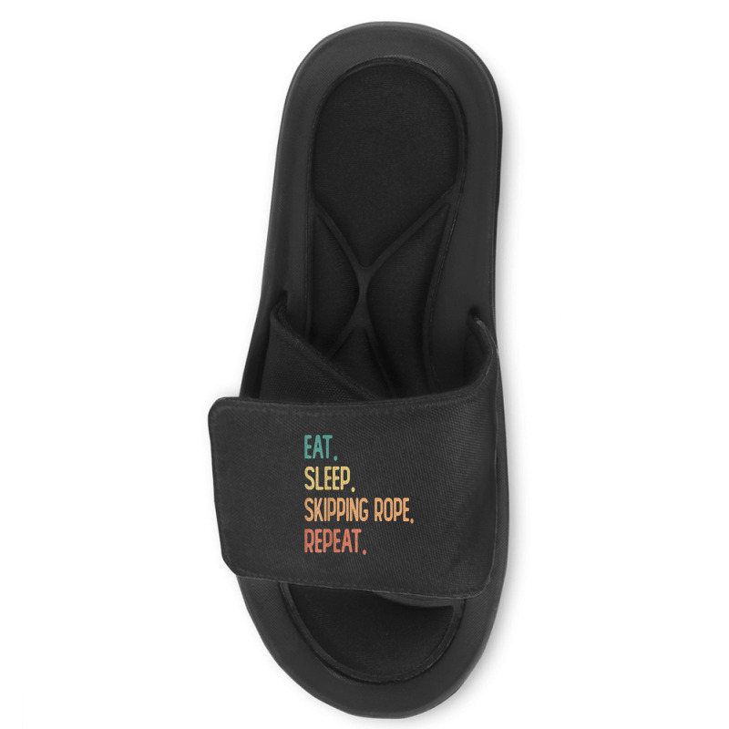 Eat Sleep Skipping Rope Repeat Slide Sandal | Artistshot