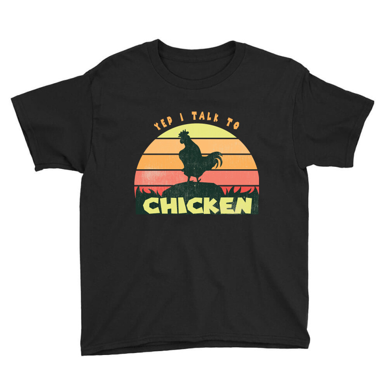 Yep I Talk To Chickens, Yep I Talk To Chickens Painting, Yep I Talk To Youth Tee | Artistshot