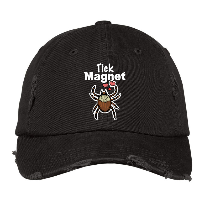 Tick Magnet Vintage Cap by cm-arts | Artistshot