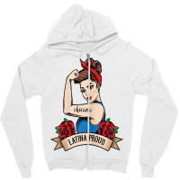 Womens Chicana Latinx Latina Proud Gift For Latina Regalo Novia T Shir Zipper Hoodie | Artistshot