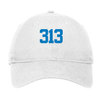 Detroit 313 Area Code   Grit   Sports Fan   Detroiter Fan T Shirt Adjustable Cap | Artistshot