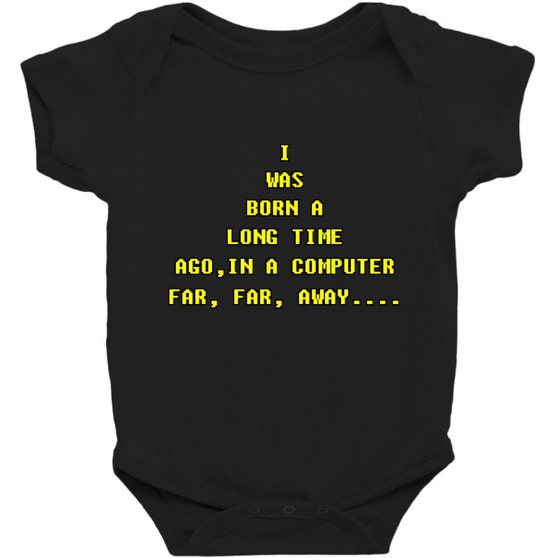 Old Computer Geek, Old Computer Geek Art, Old Computer Geek Vintage, O Baby Bodysuit | Artistshot