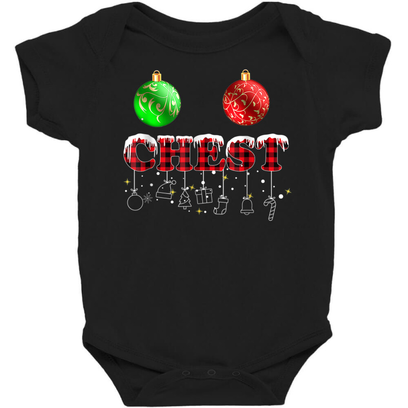 Chest Nuts Christmas Matching Couple Chestnuts Pajama Baby Bodysuit | Artistshot