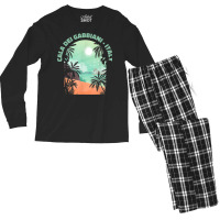 Cala Dei Gabbiani Souvenir   Italy Reminder Men's Long Sleeve Pajama Set | Artistshot