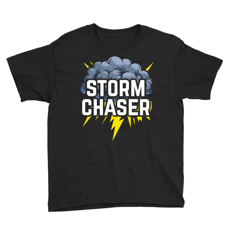 Storm Chaser Thunder Lightning Weather Meteorologist Long Sleeve T Shi Youth Tee by cm-arts | Artistshot