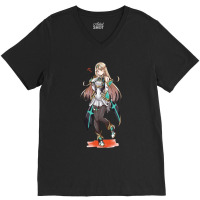 Mythra V-neck Tee | Artistshot