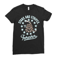 Stars And Stripes, Stars And Stripes Vintage, Stars And Stripes Art, S Ladies Fitted T-shirt | Artistshot