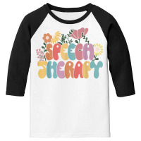 Speech Language Pathologist Speech Therapy Teacher Day T Shirt Youth 3/4 Sleeve | Artistshot