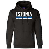 Estonia Proud Estonian Flag T Shirt Champion Hoodie | Artistshot