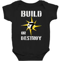 Build Or Destroy Mathematics Allah 5 Percent Godbody Nge God T Shirt Baby Bodysuit | Artistshot