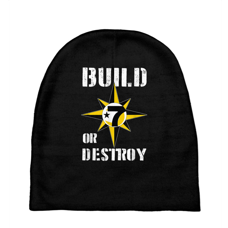 Build Or Destroy Mathematics Allah 5 Percent Godbody Nge God T Shirt Baby Beanies | Artistshot