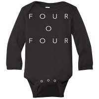 404 Area Code T Shirt Georgia Atlanta Long Sleeve Baby Bodysuit | Artistshot