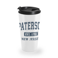 Paterson New Jersey Nj Vintage Athletic Sports Design Tank Top Travel Mug | Artistshot