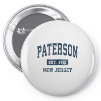 Paterson New Jersey Nj Vintage Athletic Sports Design Tank Top Pin-back Button | Artistshot