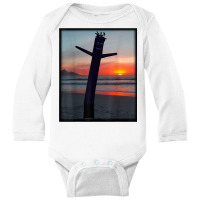 Sunset Wacky Waving Inflatable Tube Man Air Dancer Long Sleeve Baby Bodysuit | Artistshot