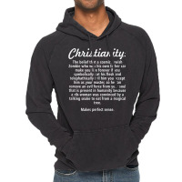 Christianity Religion Atheist Agnostic Atheism T Shirt Vintage Hoodie | Artistshot