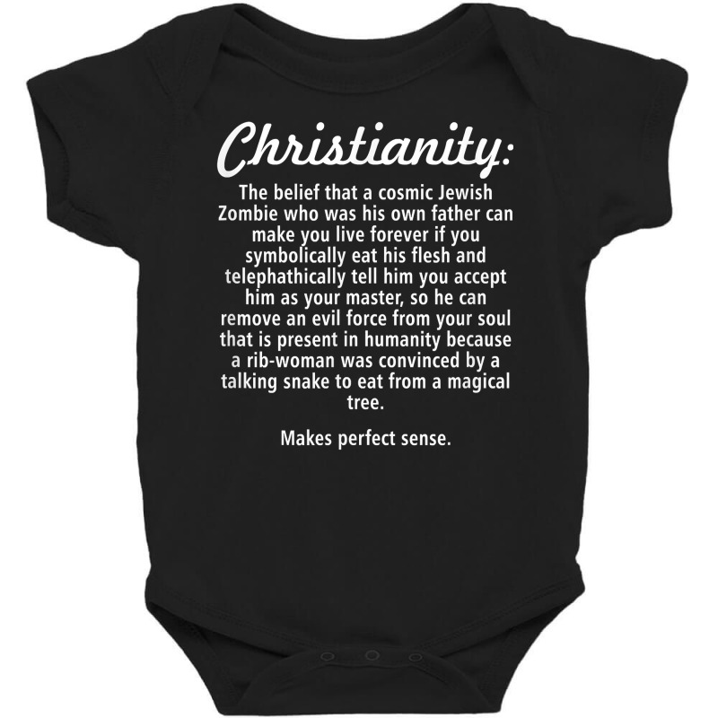 Christianity Religion Atheist Agnostic Atheism T Shirt Baby Bodysuit by gypijacite3 | Artistshot