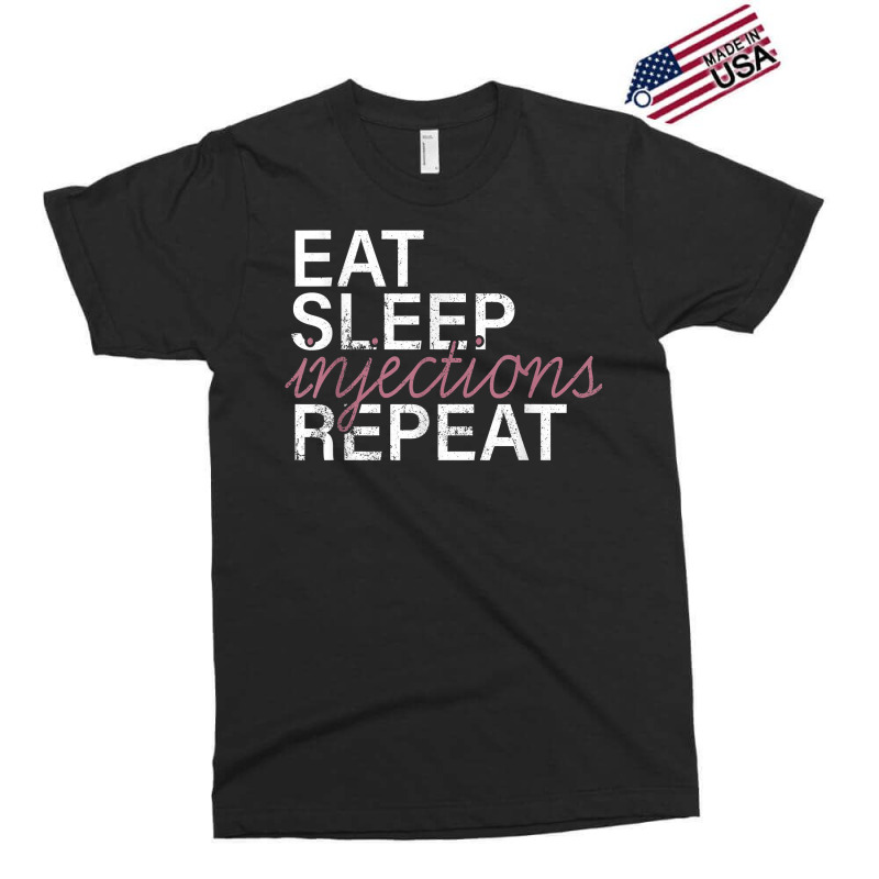 Vintage Eat Sleep Injections Repeat Med Spa Nurse Injector T Shirt Exclusive T-shirt | Artistshot