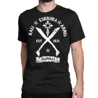 Cool Distressed Kali Arnis Eskrima T Shirt   Cross Sword Tee Classic T-shirt | Artistshot