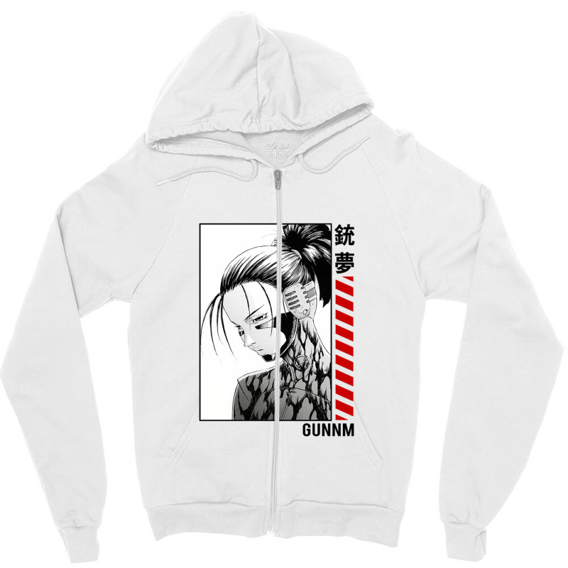 Alita Gunnm Zipper Hoodie by nanamirza | Artistshot