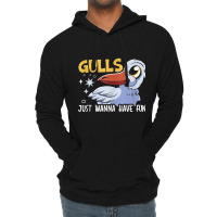 Gulls Just Wanna Have Fun Bird Whisperer Seabird Seagull Tank Top Lightweight Hoodie | Artistshot