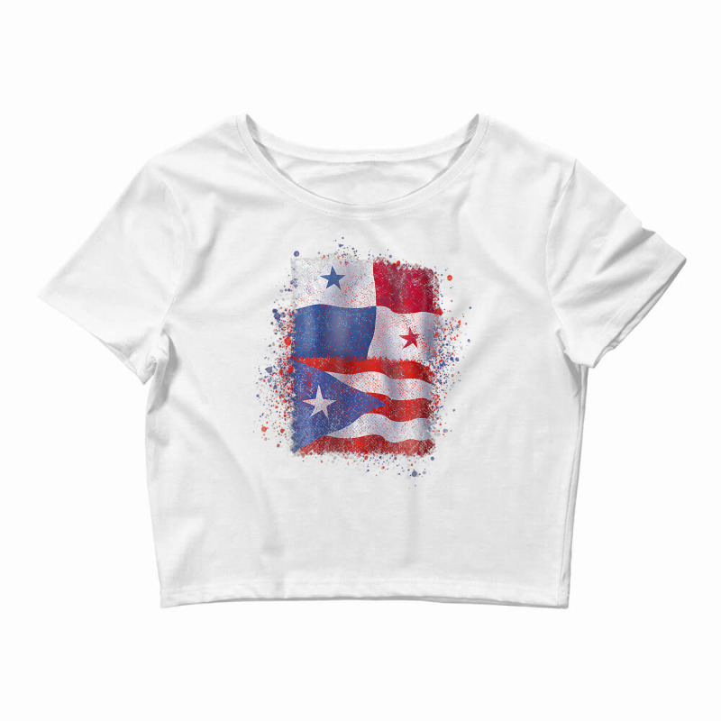 Puerto Rican Panamanian Love Tank Top Crop Top by cm-arts | Artistshot