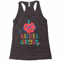 Cute Maestra Bilingue Bilingual Teacher T Shirt Racerback Tank | Artistshot