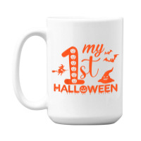 Kids Funny My First Halloween Matching Family Halloween Costume 15 Oz Coffee Mug | Artistshot