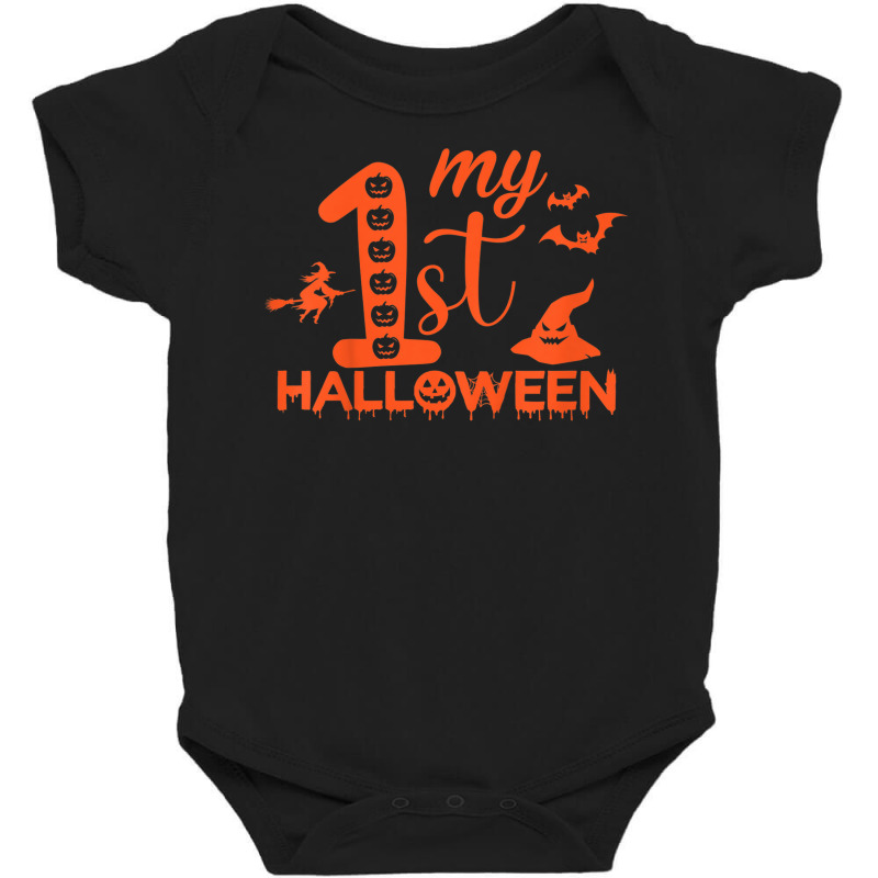 Kids Funny My First Halloween Matching Family Halloween Costume Baby Bodysuit | Artistshot