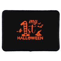 Kids Funny My First Halloween Matching Family Halloween Costume Rectangle Patch | Artistshot