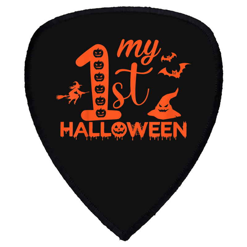 Kids Funny My First Halloween Matching Family Halloween Costume Shield S Patch | Artistshot