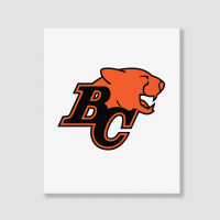 Bc Lions Portrait Canvas Print | Artistshot