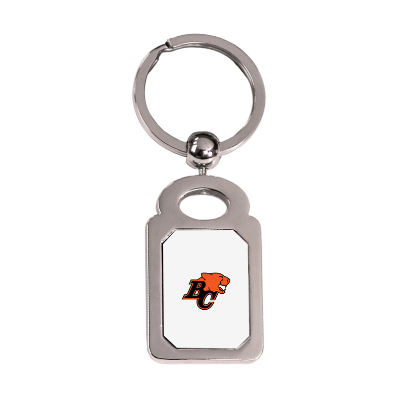 Bc Lions Silver Rectangle Keychain | Artistshot