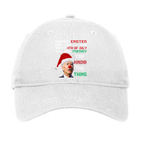 Joe Biden Ugly Christmas Sweater For Men & Women Funny Ugly Sweatshirt Adjustable Cap | Artistshot