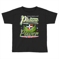 Dominican Republic Platano Power Baseball Dr Flag T Shirt Toddler T-shirt | Artistshot