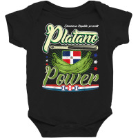 Dominican Republic Platano Power Baseball Dr Flag T Shirt Baby Bodysuit | Artistshot