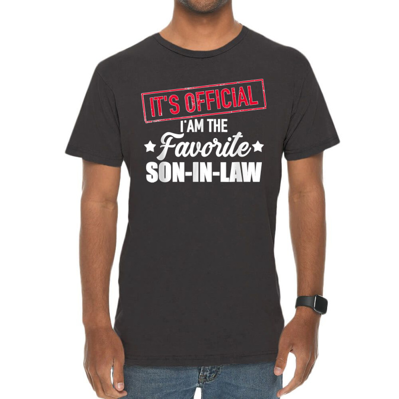 Favorite Son In Law From Mother In Law Or Father In Law Vintage T-shirt | Artistshot