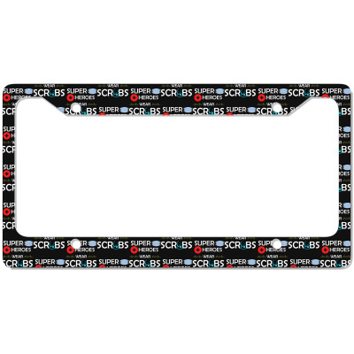 Superheroes Wear Scrubs, Nurse Appreciation Gift License Plate Frame By ...